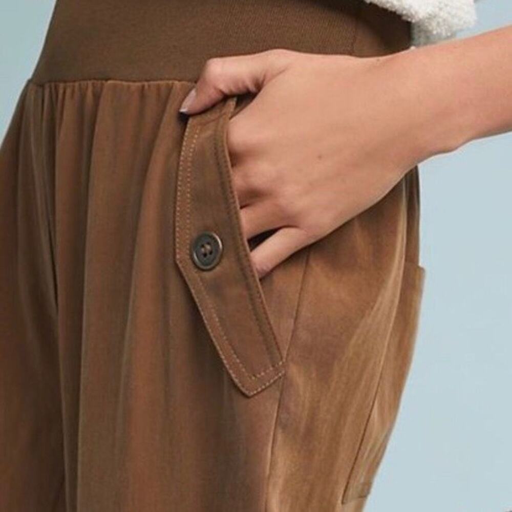 Maeve By Anthropologie Large Cicerone Cargo Joggers Pants Elastic Waist Utility View 2